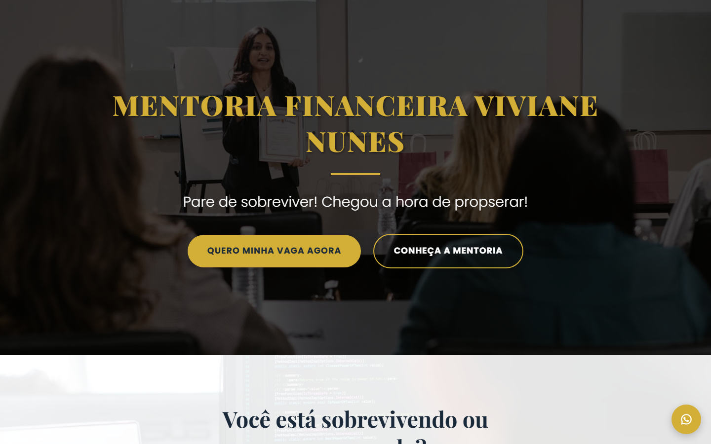 Mentoria Financeira - Viviane Nunes