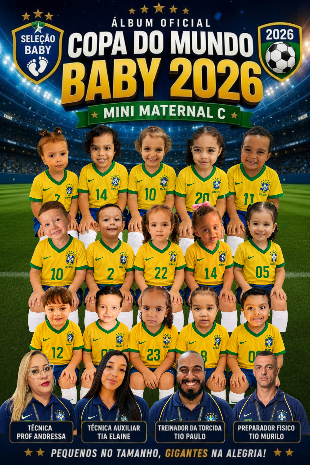 Capa Álbum Copa Do Mundo Baby - 1