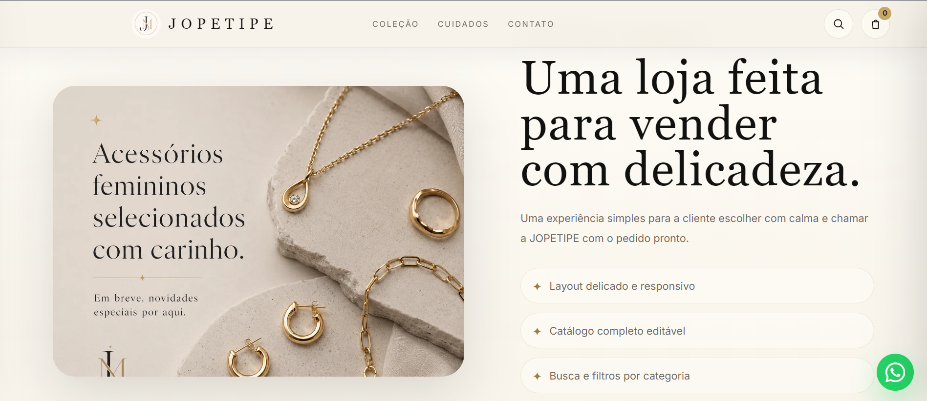 JOPETIPE - Catálogo Online de Acessórios - 1