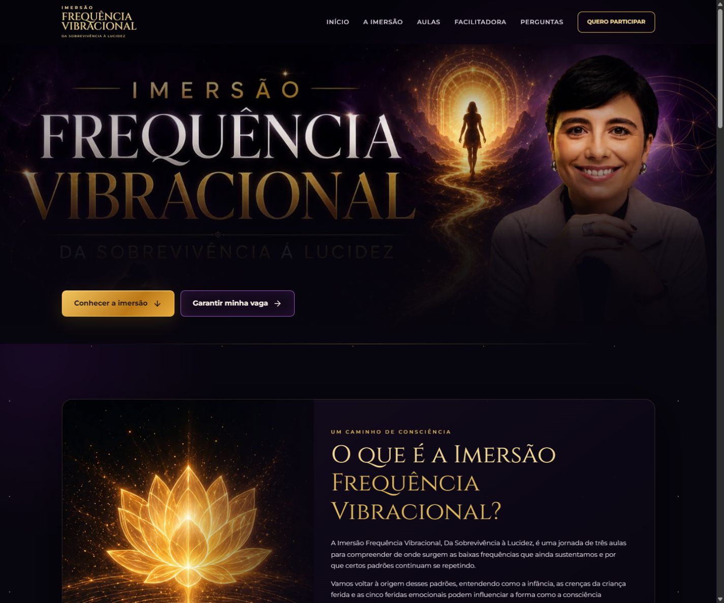 Pati Francisco - Landing Page de Vendas para Imersão