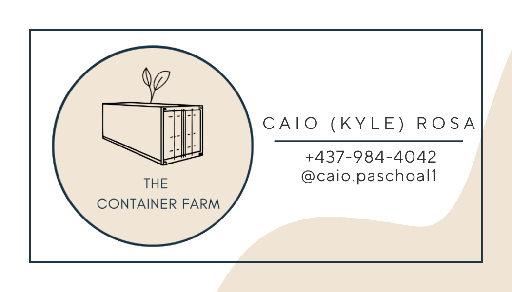 Prévia do projeto The Container Farm - Cartão de visita