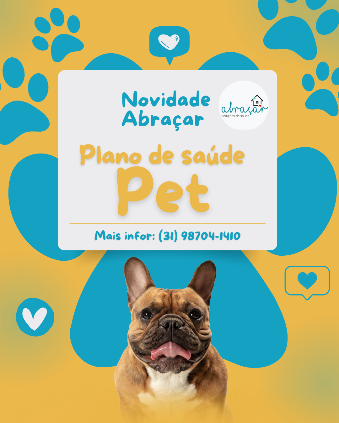 Prévia do projeto Criativos Plano Pet PLAMEV - Conteúdo para redes sociais