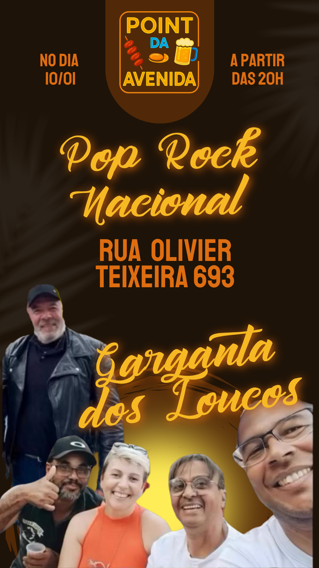 Prévia do projeto Point da Avenida - Conteúdo para divulgação de evento