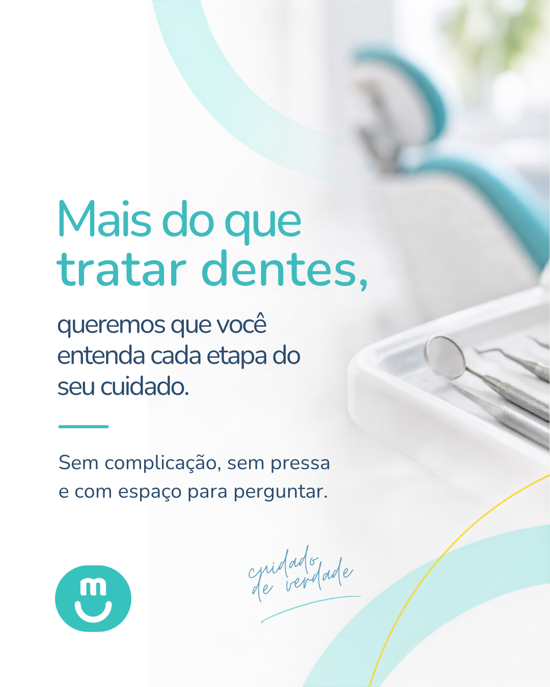 Prévia do projeto Meta Odonto - Conteúdo para redes sociais