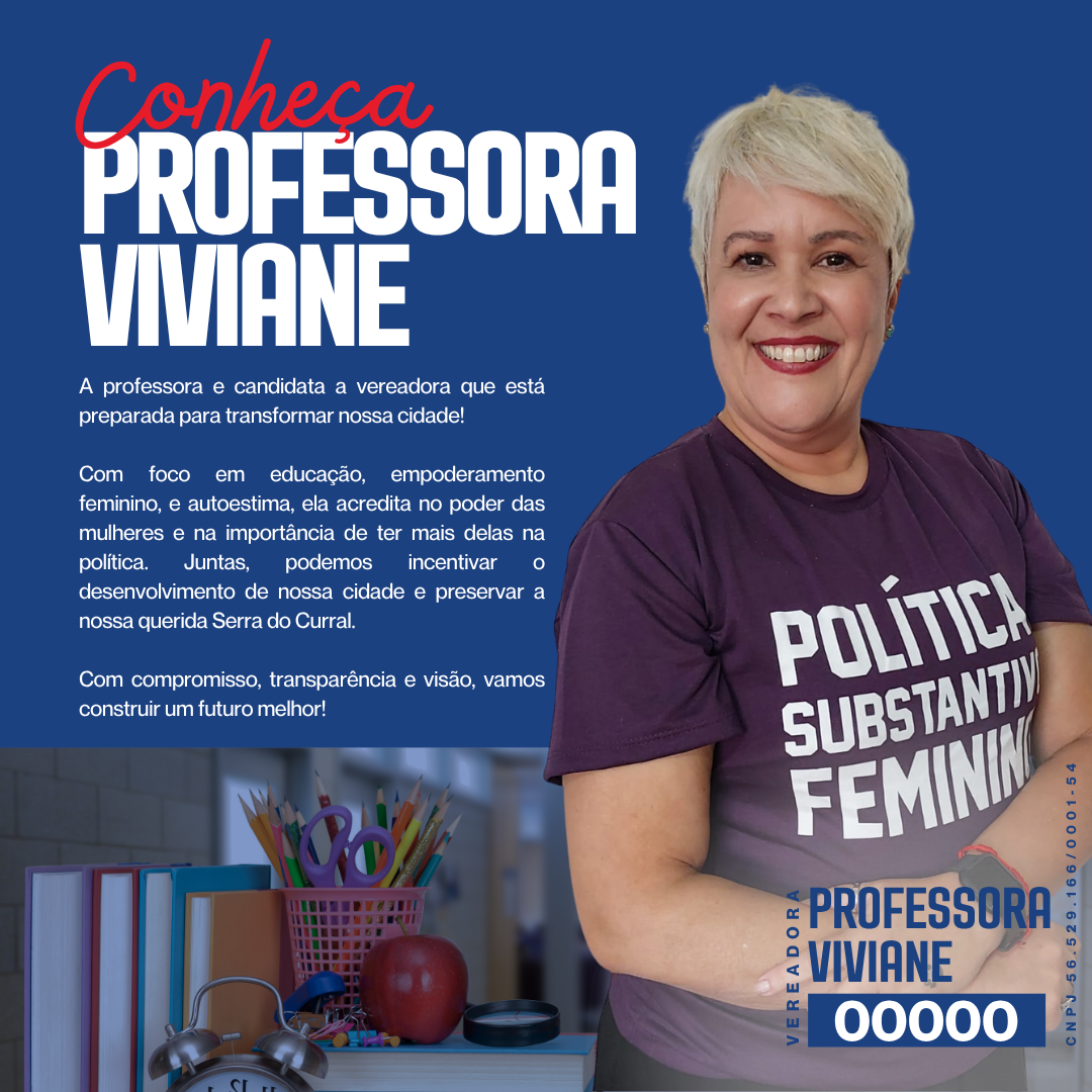 Prévia do projeto Viviane Professora - Campanha eleitoral